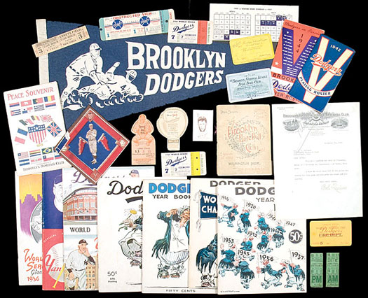 Legendary Brooklyn Dodgers player's memorabilia put up for auction by son •  Brooklyn Paper