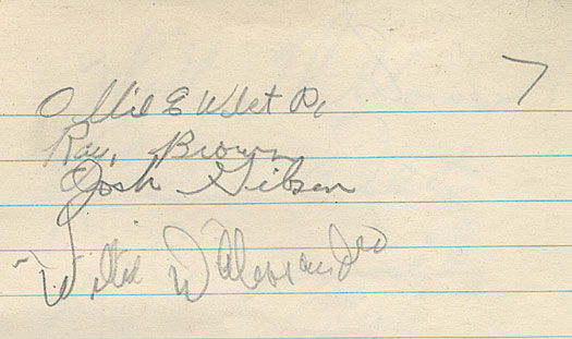 Lot Detail - RARE AND SIGNIFICANT 1942 NEGRO LEAGUE AUTOGRAPHED BASEBALL  WITH FOUR HALL OF FAMERS INCL. JOSH GIBSON AND SATCHEL PAIGE (EX-DAVID  WELLS COLLECTION)