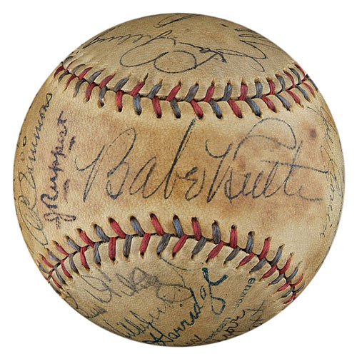 1950 National League All Star Team Signed Baseball (21