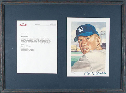 MICKEY MANTLE SIGNED 1953 TIME MAGAZINE GRADED JSA 10