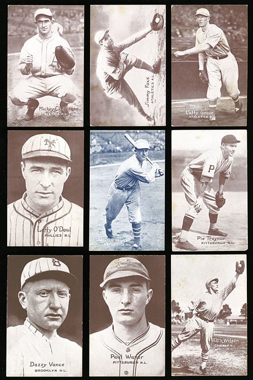 Sold at Auction: Jimmy Foxx Baseball Exhibit Card