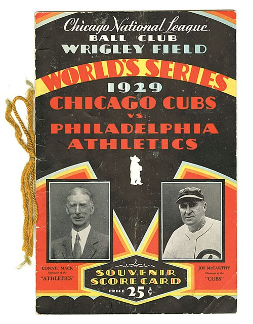 Program from first World Series sells at auction for $228,780