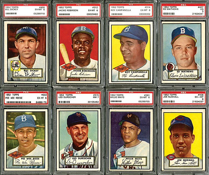 1952-topps-complete-set-minus-one-406407-including-178-graded-cards