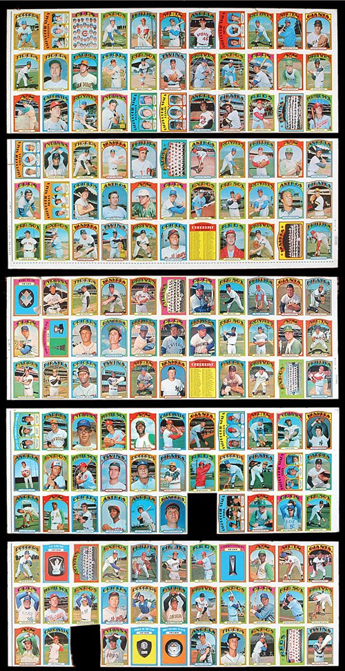 Charitybuzz: Take Home this Rare 2007 TOPPS Baseball Uncut Card Sheet