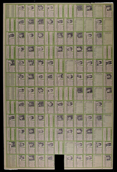 Charitybuzz: Take Home this Rare 2007 TOPPS Baseball Uncut Card Sheet