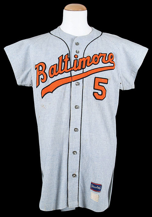 1969 Brooks Robinson Game Worn Baltimore Orioles Jersey., Lot #80025