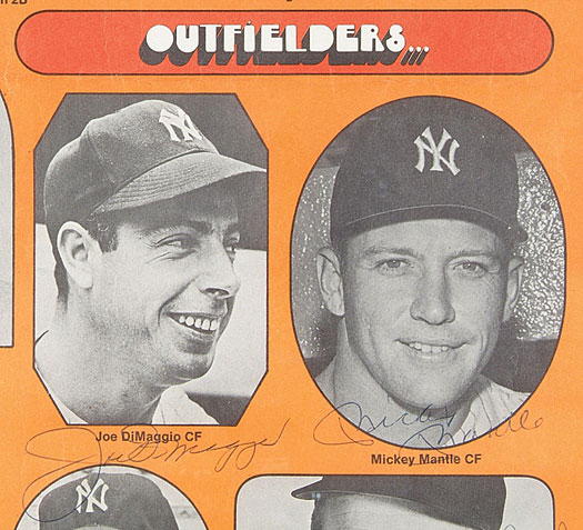 Joe Dimaggio And Mickey Mantle by New York Daily News Archive