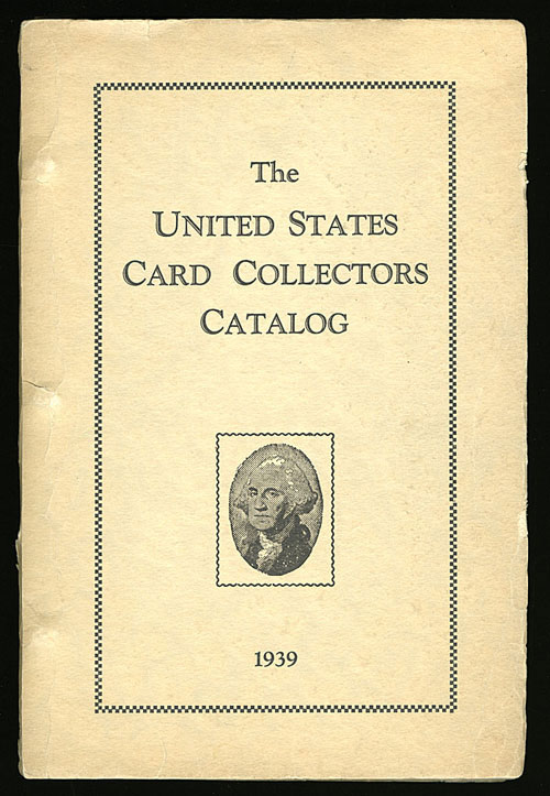 American Card Catalog by Jefferson Burdick Extremely Rare 1939 First