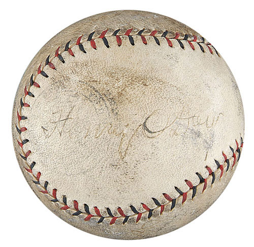 Circa Early 1920s Hank O'Day Signed Ball - Newest Member of the Baseball  Hall of Fame!