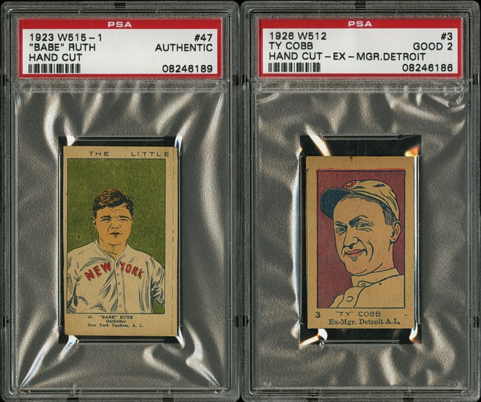 1923 W515-1 Ty Cobb (Hand Cut)