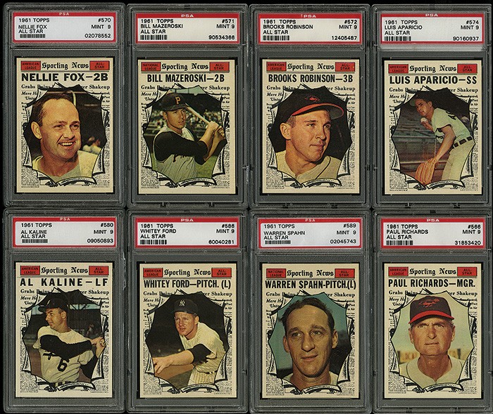 PSA 4pt5 1960 Topps Luis Aparicio All Star