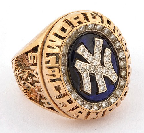 1998 New York Yankees World Series Champions Trophy Presented to