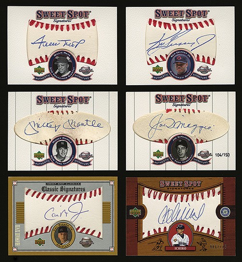 2001 Upper Deck Sweet Spot Game Jersey Mickey Mantle #J-MM PSA