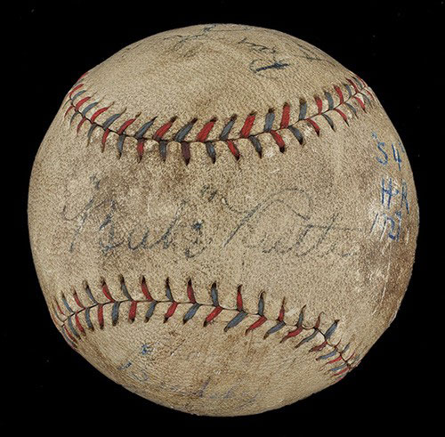 Last Home Run Ball by Babe Ruth!