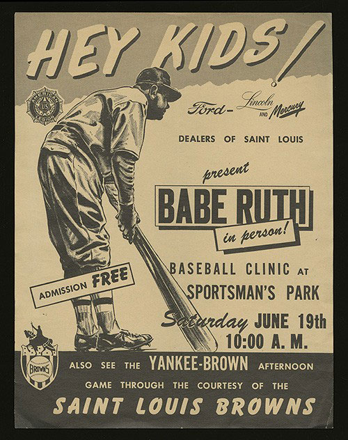 Lot Detail - 1948 New York Yankees Line Up Card From The Babe Ruth Jersey  Retirement Ceremony Held On June 13th 1948- Ruth's Final Appearance In A  Yankees Uniform
