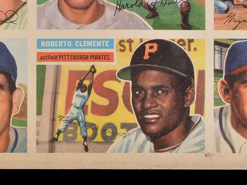 Roberto Clemente Hank Aaron Sandy Koufax 1966 All Star Game Signed Bas —  Showpieces Sports