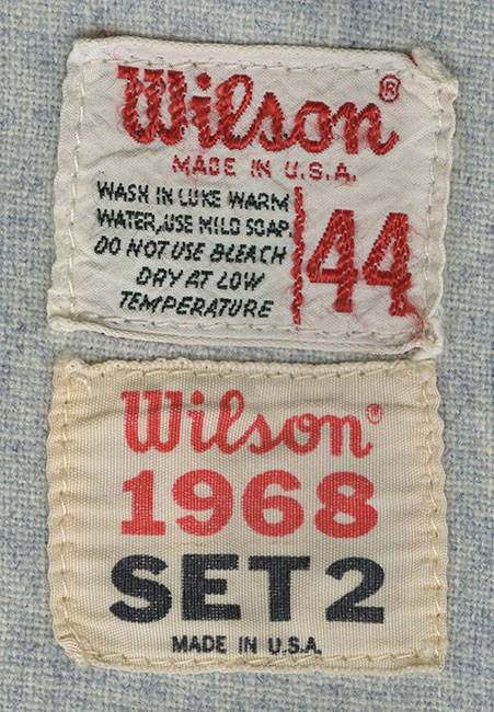 Vintage Wilson Label NEW YORK YANKEES No 2 Button-Down (Size 42