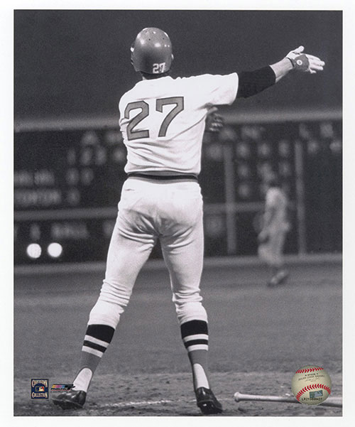 Legends Never Die 1975 Carlton Fisk Home Run Framed Photo Collage, 11 x  14-Inch