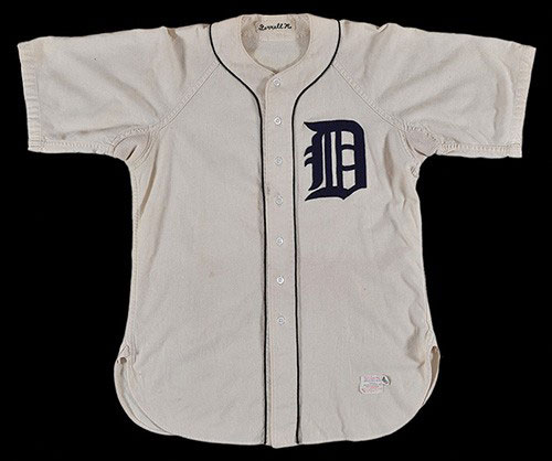 Detroit Tigers 90s Never Worn Game Jersey Made by Russell 