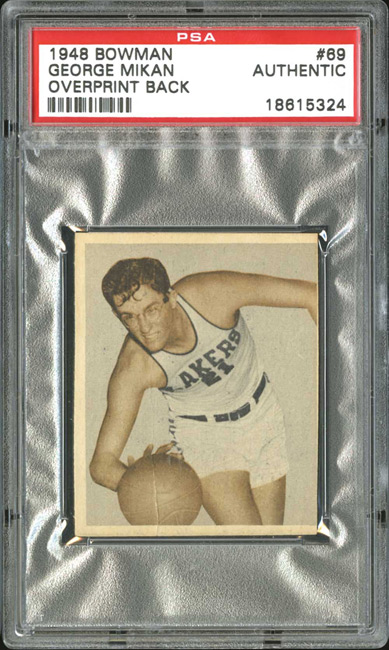 George Mikan Memorabilia at Auction