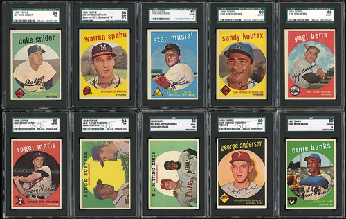 Stan Musial 1958 All Star Corner Issue Topps Baseball Card as 