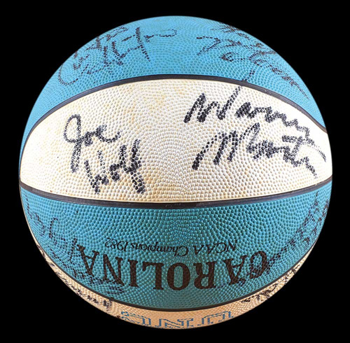 Michael Jordan Autographed 1983-84 University of North Carolina