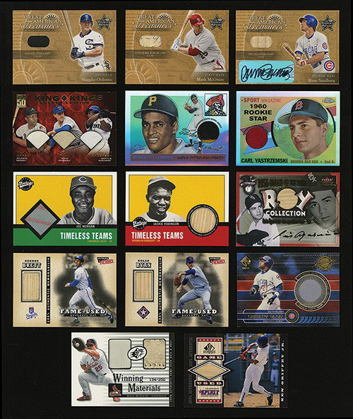 20 Tony Gwynn Baseball Cards 2 Game Worn Jersey Cards Hall Of Fame