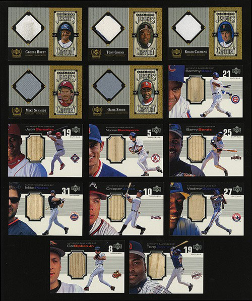 GUERRERO/SOSA/RODRIGUEZ 2003 Fleer Box Score MLB Jersey