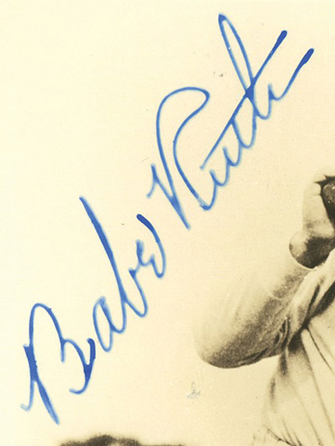 Lot Detail - BABE RUTH AUTOGRAPHED YANKEE STADIUM POSTCARD SIGNED