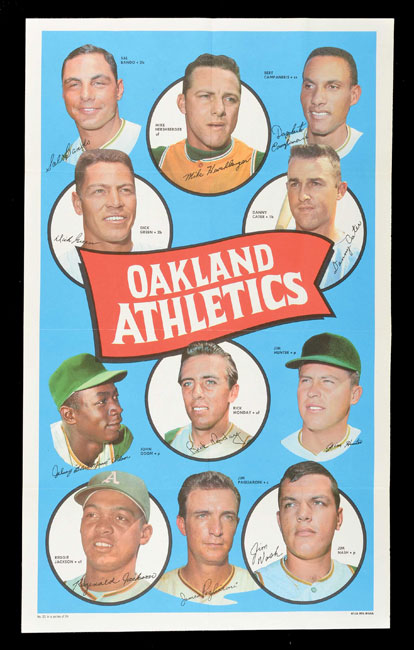 1969 Topps Oakland Athletics Near Team Set 5 - EX
