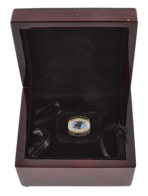 2 PCS Carolina Panthers NFC Championship Ring W Box, US SHIP 2003/15