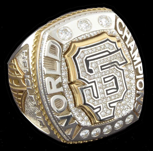 Giants receive 2014 World Series rings, Sports