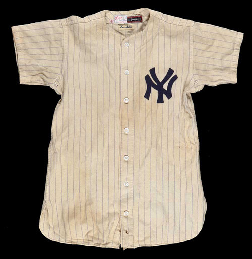 Sold at Auction: 1950's New York Yankees Game Used Baseball Jersey