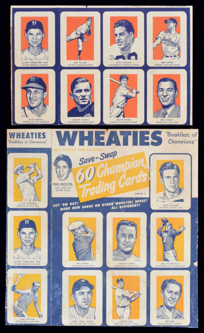 Bob Feller Wheaties Panel