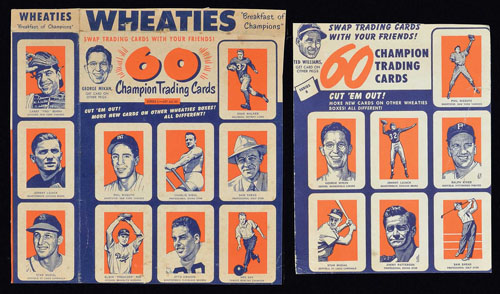 Bob Feller Wheaties Panel