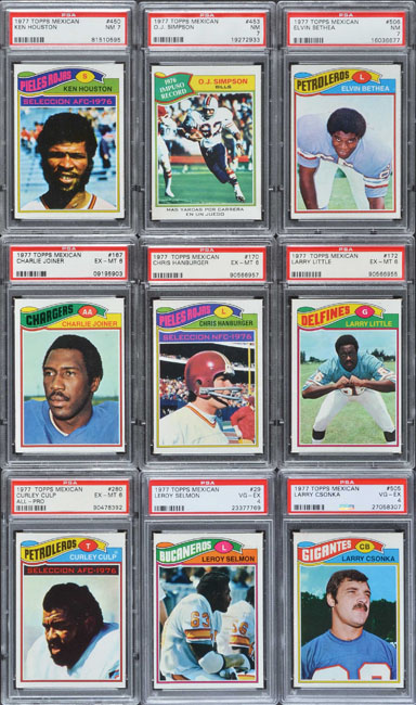 Auction Item 333110232767 Football Cards 1977 Topps Mexican