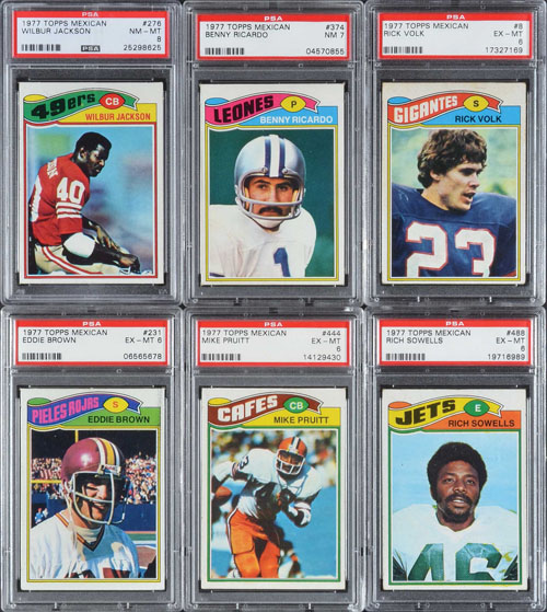 Auction Item 333110232767 Football Cards 1977 Topps Mexican