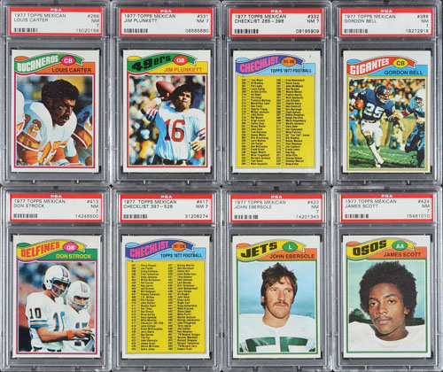 At Auction: Lot of (10) 1977 Topps Houston Oilers Football Cards