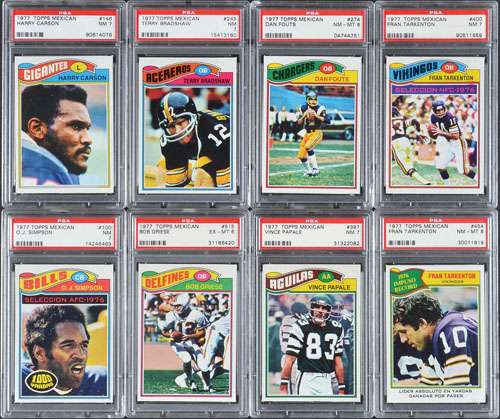 Auction Item 333110232767 Football Cards 1977 Topps Mexican