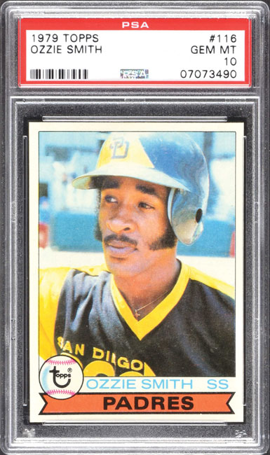 PSA 10 Graded GEM MINT 1987 TOPPS #749 OZZIE SMITH Baseball Card  BEAUTY!!!!!