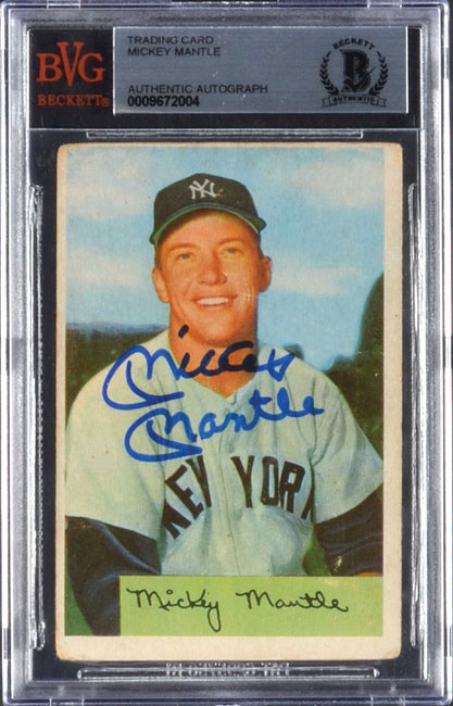 1954 Mickey Mantle Game-Used Jersey in November Heritage Auction