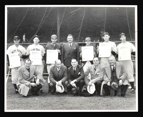 Babe Ruth, Lou Gehrig, Joe DiMaggio トレカ