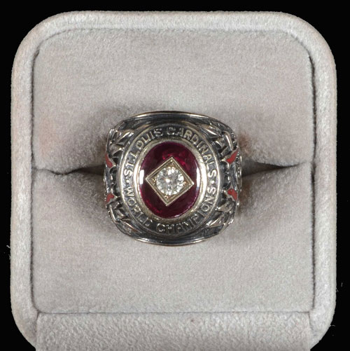 St. Louis Cardinals Ring MLB Logo Ring Black and Red Wedding Band #cardinals 11