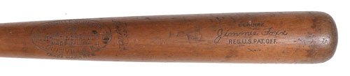 Lot Detail - 1925-35 Jimmie Foxx Philadelphia Athletics Passon Professional  Model Game Bat - Philadelphia Athletics (MEARS Auction LOA)