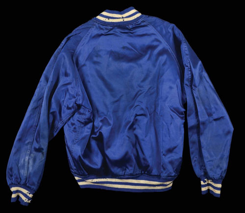 Brooklyn Dodgers Bomber Blue Satin Jacket