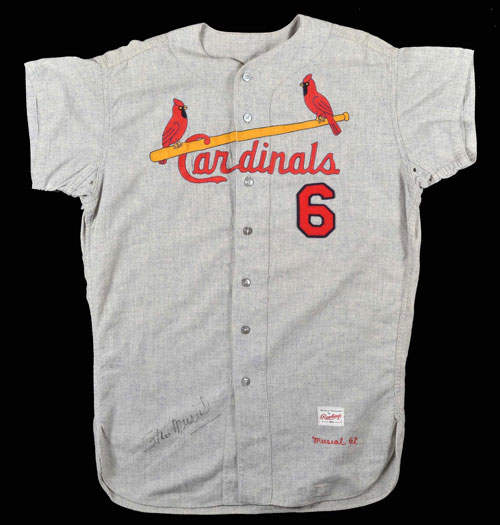 Lot Detail - 1977 Stan Musial Game Used Coaches Jersey