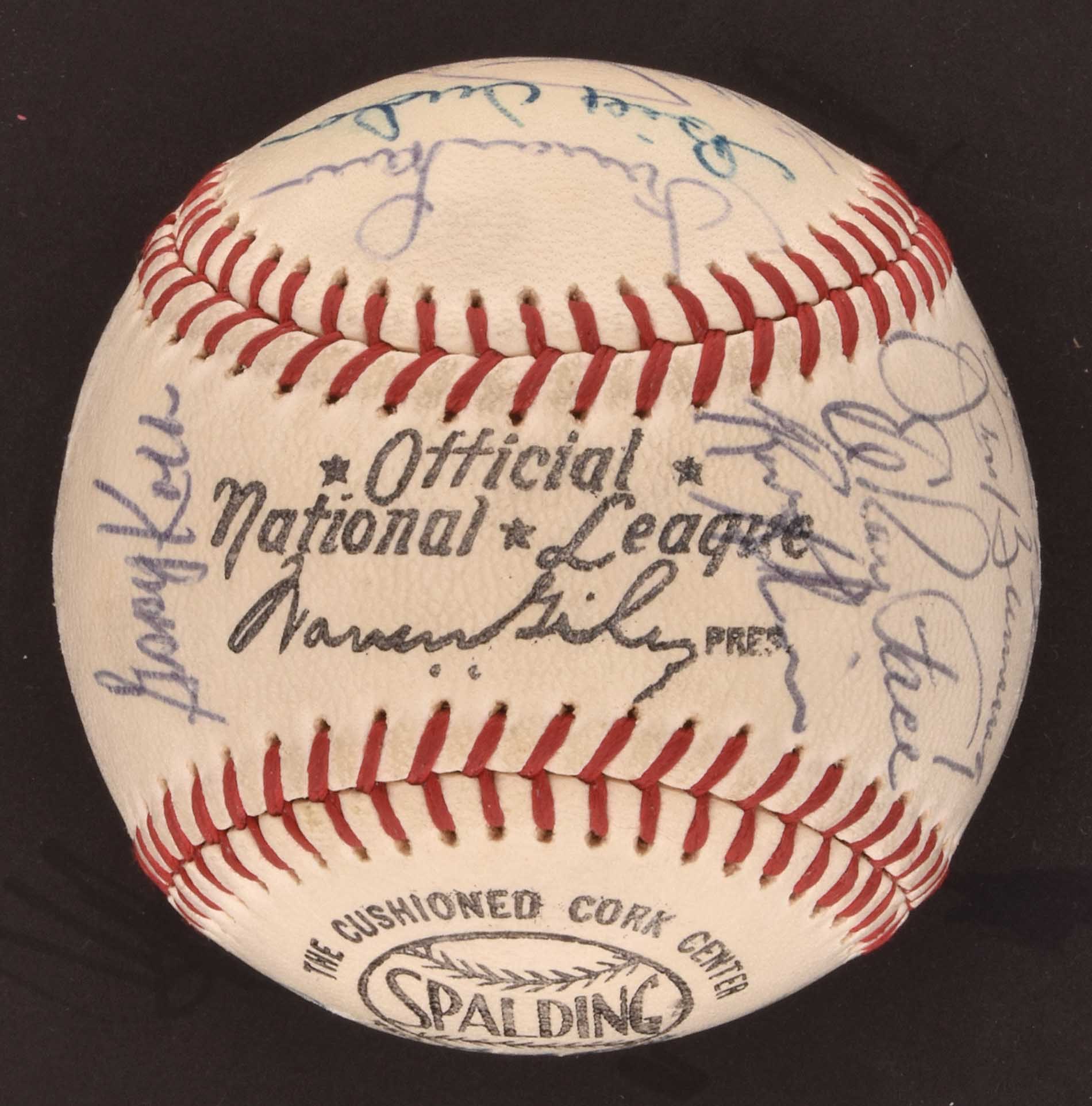 Sold at Auction: 1968 Pittsburgh Pirates Team Signed HAITI Ball w
