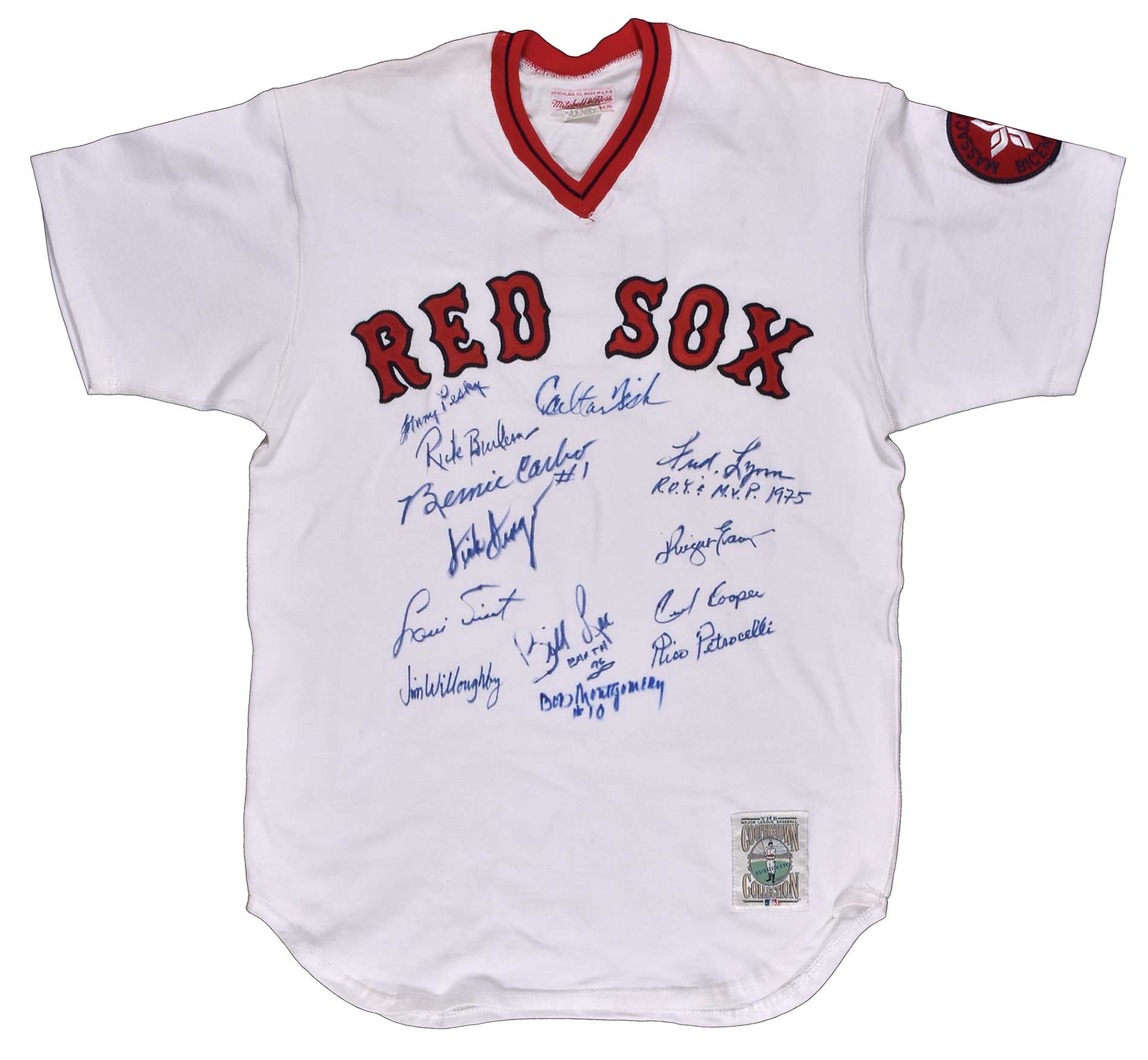 Lot Detail - 2004 Boston Red Sox Team Signed World Series Jersey