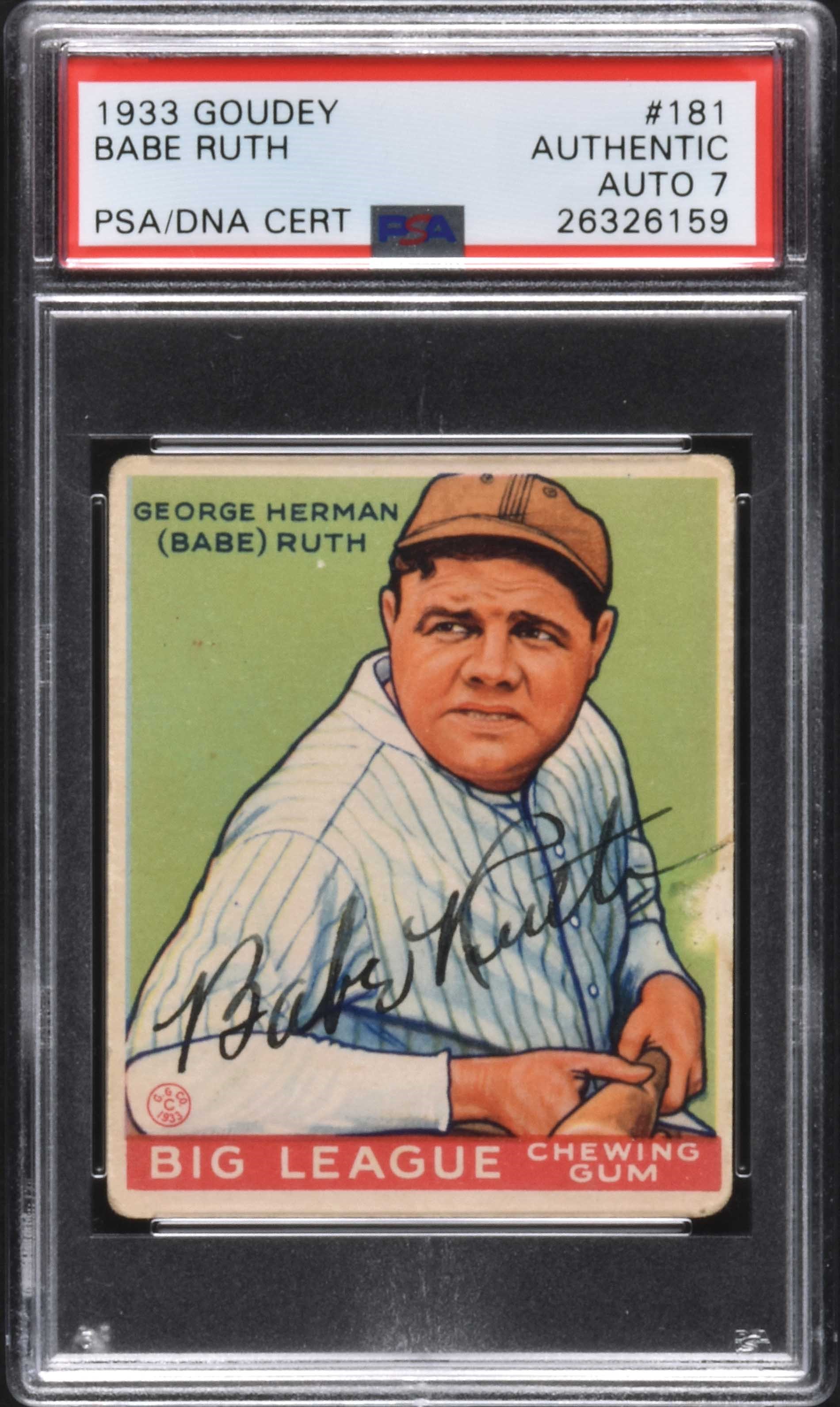 Lot Detail - Babe Ruth Signed & Sincerely Inscribed Cut (PSA/DNA