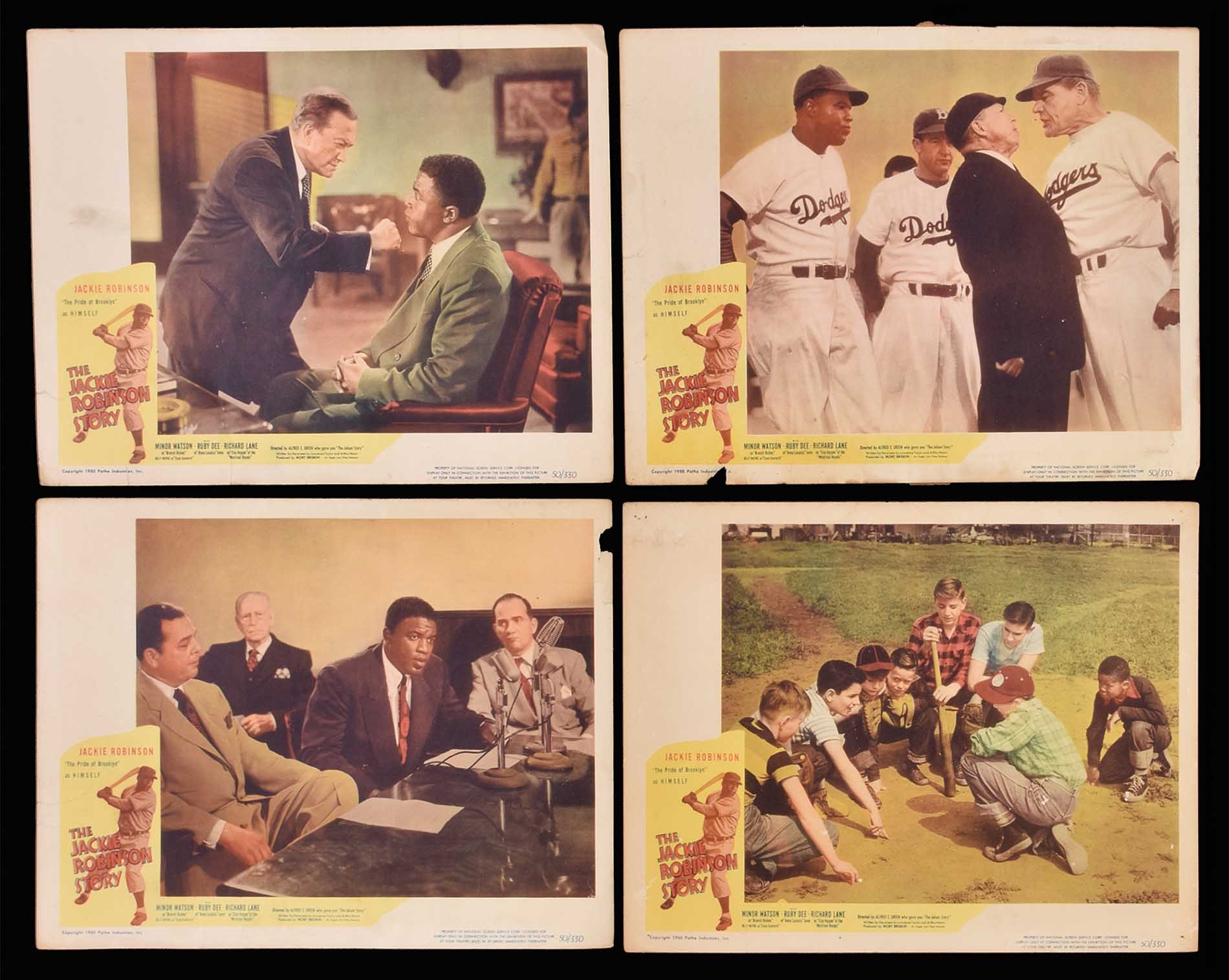 Lot Detail - 1950 THE JACKIE ROBINSON STORY ORIGINAL ONE SHEET